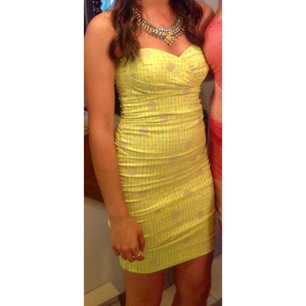 Strapless mini dress - Picture 4 of 4